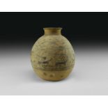 Large Indus Valley Style Painted Vessel