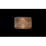 Islamic Copper Calligraphic Tray