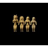 Indus Valley Style 'Mohenjo-Daro' Terracotta Idol Group