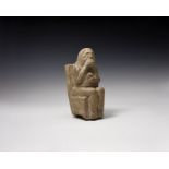 Medieval Style Seated Figure