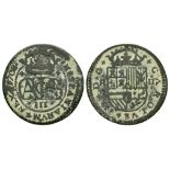 World Coins - Spain - Charles III - 1708 - 2 Reales Contemporary Copy