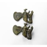Western Asiatic Style Axehead Pair with Animals