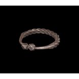 Viking Silver Plaited bracelet