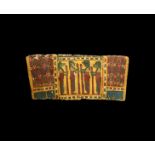 Egyptian Cartonnage with Four Sons of Horus