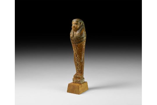 Egyptian Wooden Shabti