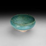 Islamic Blue-Glazed Bowl