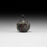 Islamic Glass Vessel with Trails