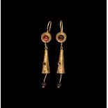 Parthian Gold Earring Pair