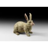 Chinese Tang Rabbit Figurine