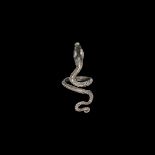 Egyptian Silver Coiled Snake Ring