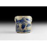 Chinese Blue & White Pot