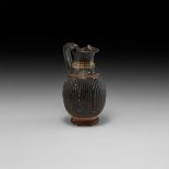 Greek Gnathian Ribbed Oinochoe