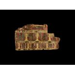 Egyptian Cartonnage with Djed Pillars