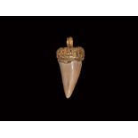 Etruscan Gold Pendant with Tooth