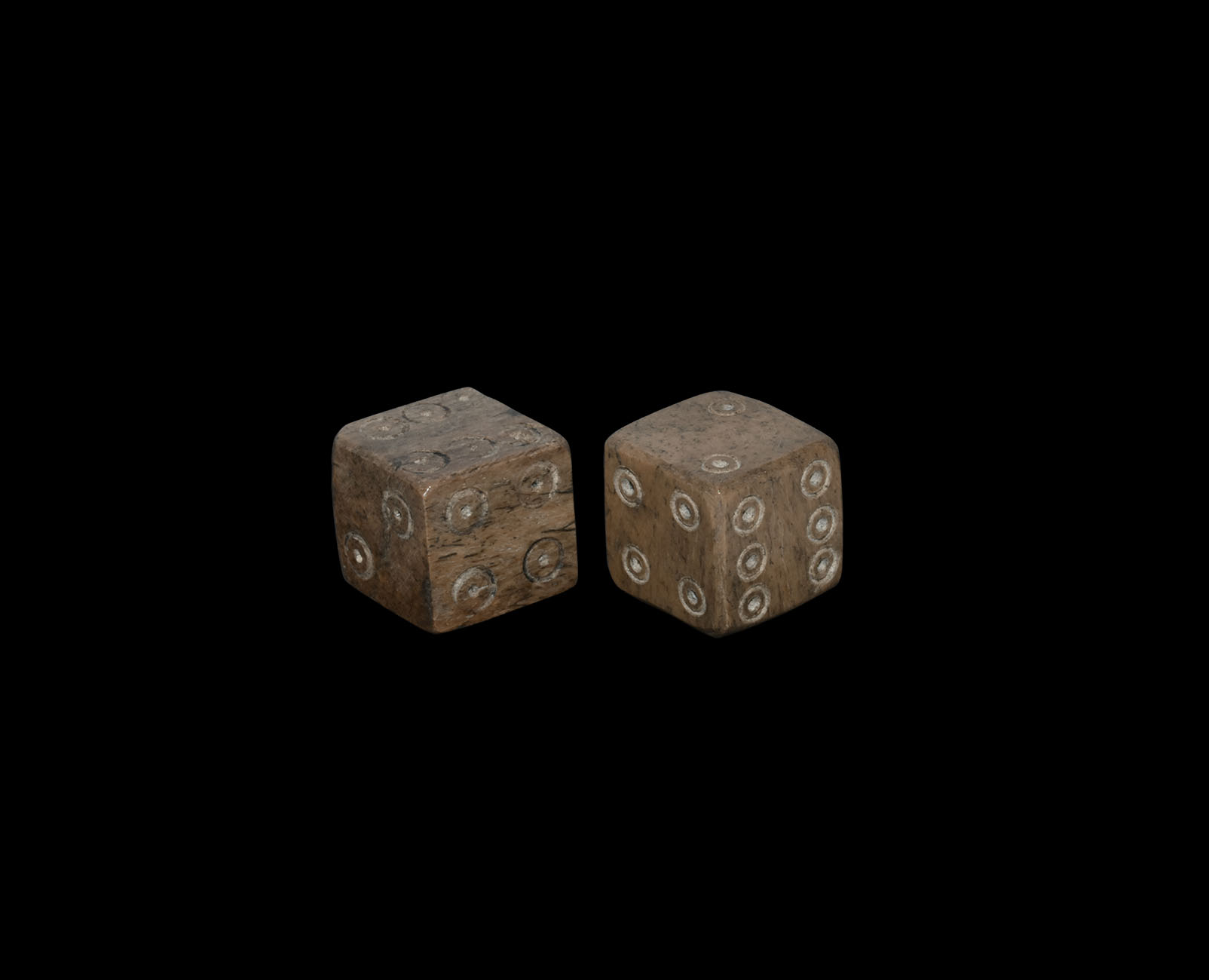 Roman Bone Dice Pair