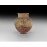 Western Asiatic Polychrome Storage Jar