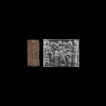 Western Asiatic Cylinder Seal with Presentation Scene