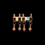 Roman Elaborate Pendant with Garnets