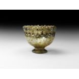 Roman Glass Chalice with Arches