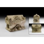 Byzantine Justinian the Great Marble Reliquary Casket