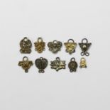 Tudor Period Silver Clothes Fastener Collection
