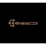 Large Islamic Key with Swivel Loop Handle