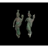 Parthian Fortuna Statuette Pair