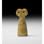 Western Asiatic Alabaster Eye Idol