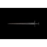 Viking Sword with Long Fuller