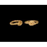 Viking Gold Plaited Ring