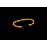 Bronze Age Heavy Gold Bracelet