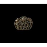 Large Byzantine Leaf-Shaped Bread Stamp