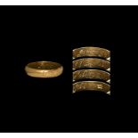 Post Medieval Gold Skull Ring