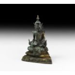 Tibetan Gilt Buddha Figurine