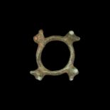 Iron Age Proto Ring-Money with Bull's Heads