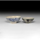 Chinese Ming Glazed Bowl Group