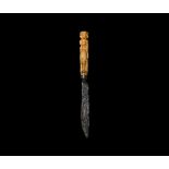 Tudor Period Ivory-Handled Knife