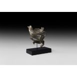 Roman Silver Winged Phallus