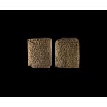 Western Asiatic Cuneiform Tablet Letter to Iriš-Addad