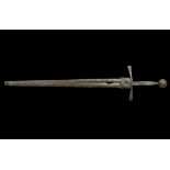 Medieval Italian Type XII Double-Edged Sword