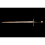 Medieval Type XIIIA Variant Double-Handed Sword