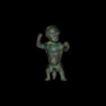 Roman Boxer Dwarf Figurine