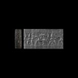 Western Asiatic Cylinder Seal with Animals