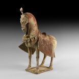 Chinese Northern Wei Caparisoned Horse