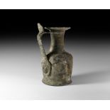 Roman Ewer with Masked Handle