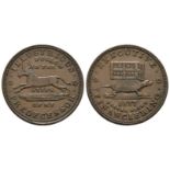 USA - Illustrious Predecessor - 1837 - Hard Times Token Cent