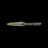 Bronze Age Rib Decorated Spearhead