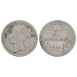 Victoria - 1859 over 58 - Shilling