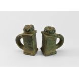 Roman Pomegranate Chariot Fitting Pair