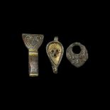 Medieval Gilt Artefact Group